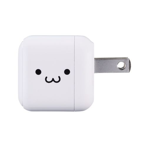 AC充電器/スマホ・タブレット用/USB Power Delivery/20W/USB-C1ポート/しろちゃん