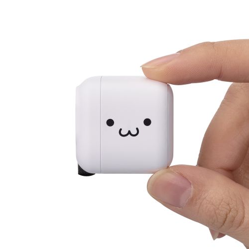 AC充電器/スマホ・タブレット用/USB Power Delivery/20W/USB-C1ポート/C-Cケーブル付属/1.5m/しろちゃん