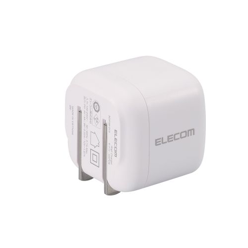 AC充電器/スマホ・タブレット用/USB Power Delivery/20W/USB-C1ポート/C-Cケーブル付属/1.5m/ホワイト