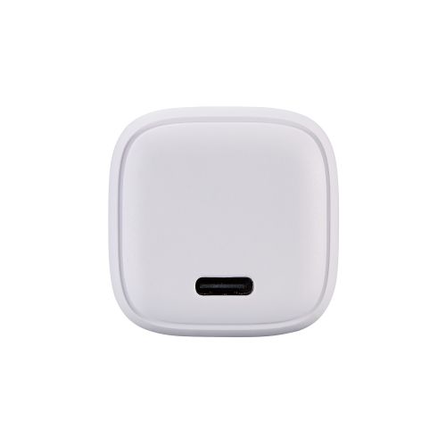 AC充電器/スマホ・タブレット用/USB Power Delivery/20W/USB-C1ポート/C-Cケーブル付属/2.5m/ホワイト