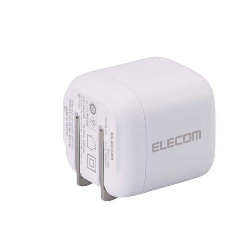 AC充電器/スマホ・タブレット用/USB Power Delivery/30W/USB-C1ポート/ホワイト