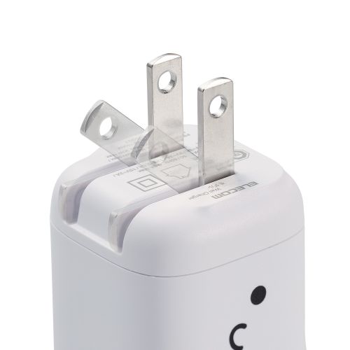 AC充電器/スマホ・タブレット用/USB Power Delivery/30W/USB-Cケーブル一体/1.5m/しろちゃん