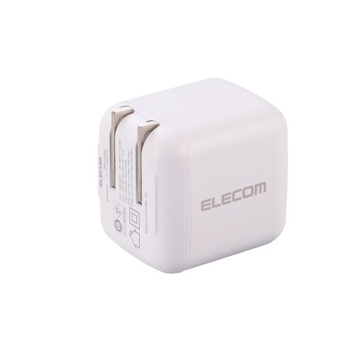 AC充電器/スマホ・タブレット用/USB Power Delivery/65W/USB-C1ポート/ホワイト