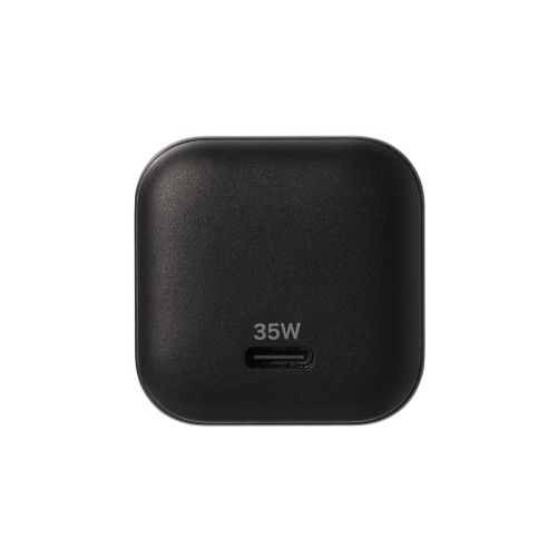 AC充電器/USB充電器/USB PD対応/35W/USB-C×1/スイングプラグ/ブラック