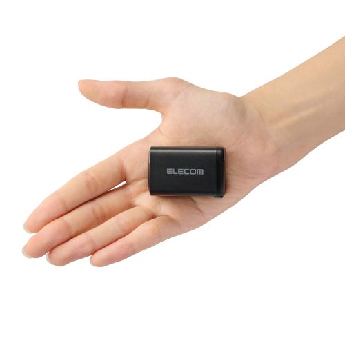 AC充電器/USB充電器/USB PD対応/30W/USB-C×2/スイングプラグ/ブラック