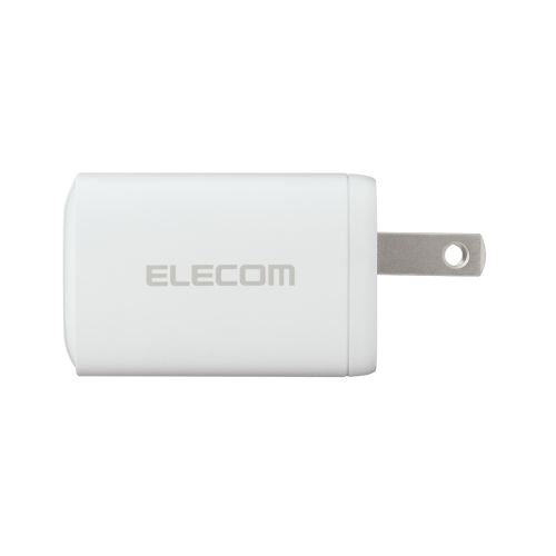 AC充電器/USB充電器/USB PD対応/30W/USB-C×2/スイングプラグ/ブラック