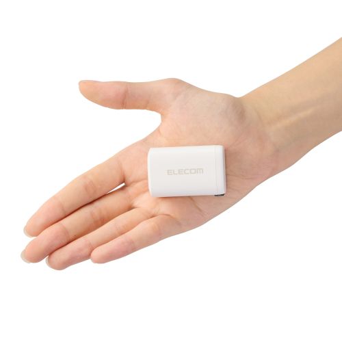 AC充電器/USB充電器/USB PD対応/30W/USB-C×2/スイングプラグ/ブラック