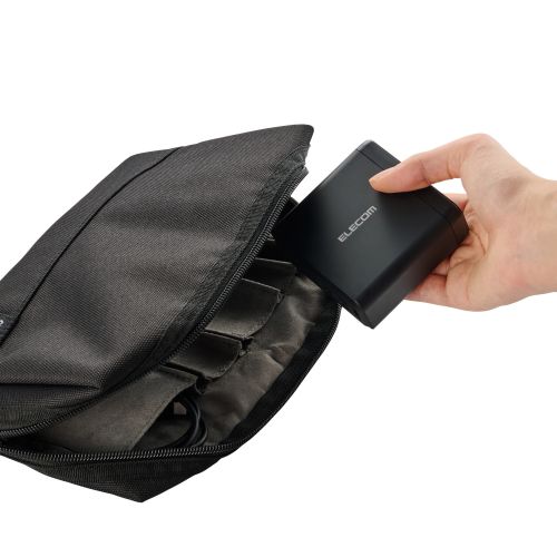 AC充電器/USB充電器/USB PD対応/140W/USB-C×2/USB-A×1/スイングプラグ/ブラック