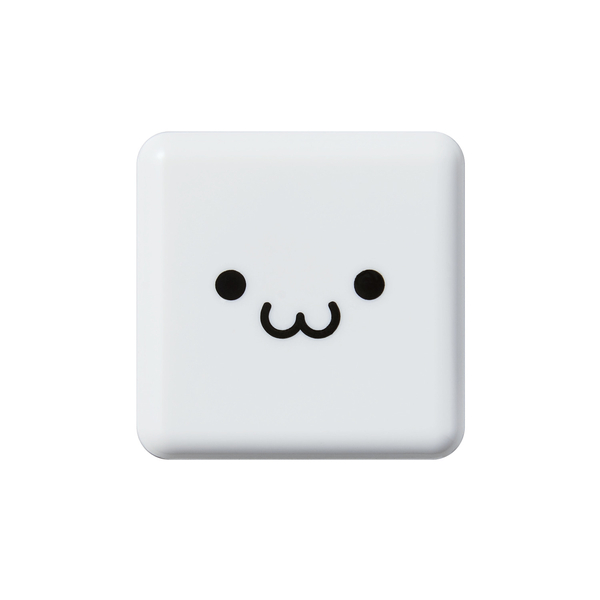 Lightning-AC充電器/1.0A出力/ケーブル同梱/1.0m/ホワイトフェイス