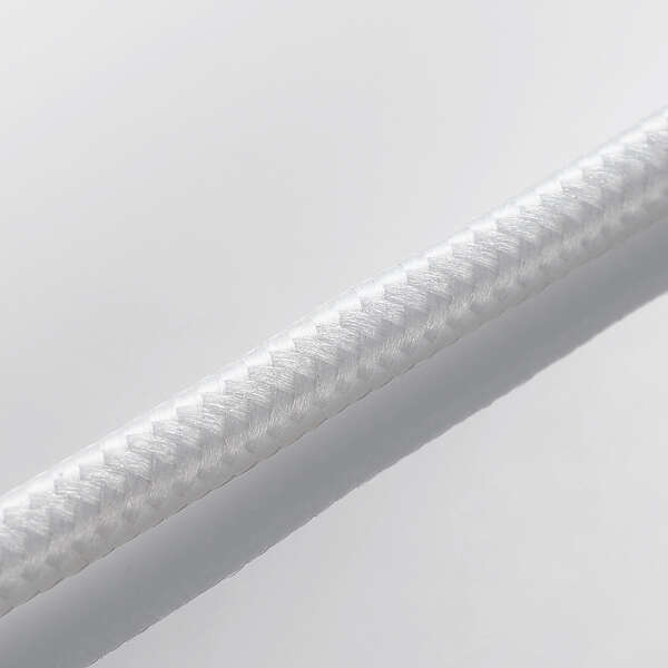 Lightning-AC充電器/2.4A出力/ケーブル同梱/1.0m/高耐久ケーブル/ホワイトフェイス