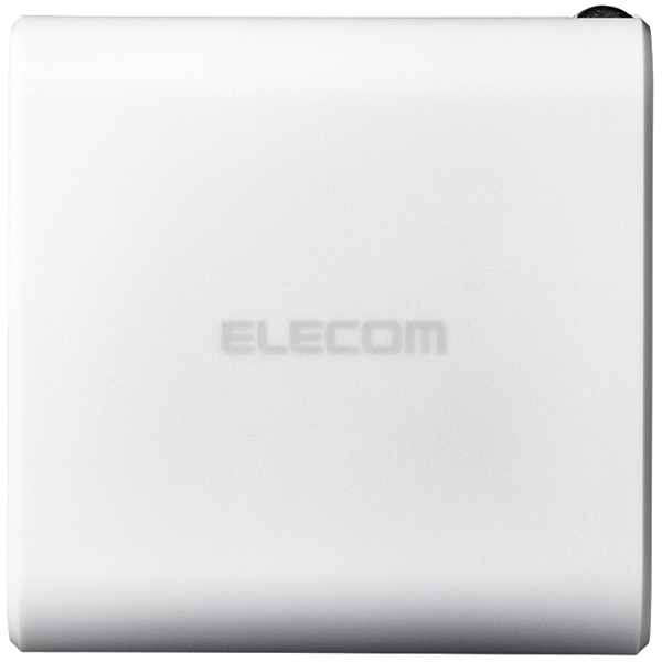 スマートフォン・タブレット用AC充電器/4.8A出力/USB-Aメス2ポート/おまかせ充電搭載/ホワイト