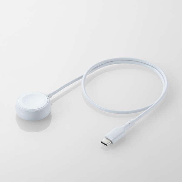 Apple Watch磁気充電ケーブル/高速充電対応/スタンダードタイプ/USB Type-C/0.5m/ホワイト