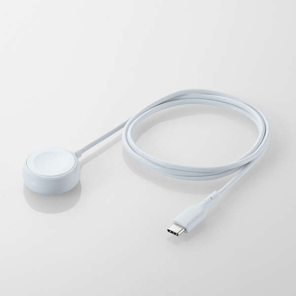 Apple Watch磁気充電ケーブル/高速充電対応/スタンダードタイプ/USB Type-C/1.0m/ホワイト
