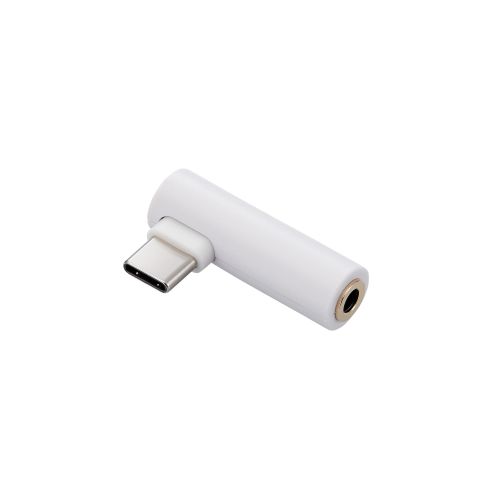 音声変換アダプター/直挿し/USB Type-C to 3.5mmステレオミニ端子/DAC搭載/ホワイト