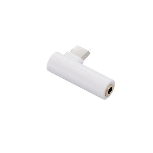 音声変換アダプター/直挿し/USB Type-C to 3.5mmステレオミニ端子/DAC搭載/ホワイト