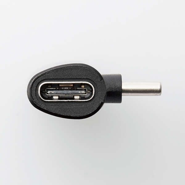 音声変換アダプタ/USB Type-C - 4極φ3.5mmイヤホンジャック/給電機能付/USB Power Delivery 60W対応/ブラック