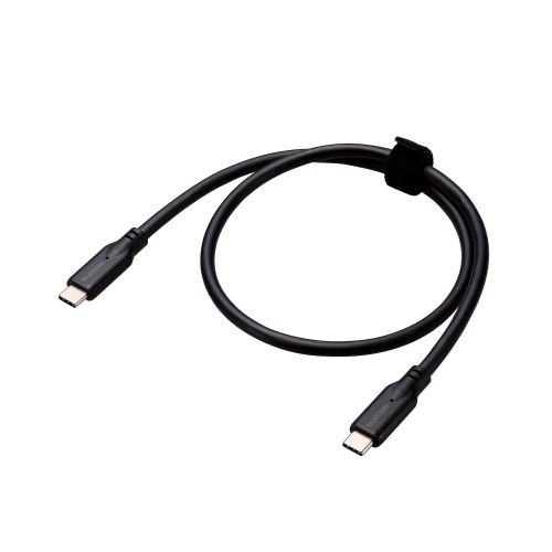 USB Type-C to USB Type-Cケーブル/USB10Gbps/100W対応/スタンダード/0.5m/ブラック