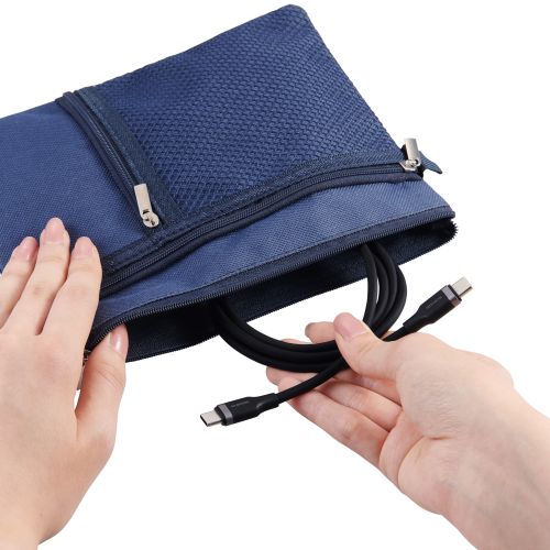 USB Type-C to USB Type-Cケーブル/USB Power Delivery対応/100W対応/なめらか/1.0m/ブラック