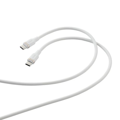 USB Type-C to USB Type-Cケーブル/USB Power Delivery対応/100W対応/なめらか/1.0m/ホワイト