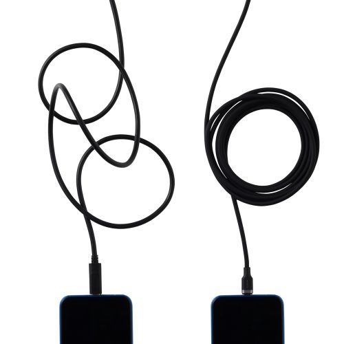 USB Type-C to USB Type-Cケーブル/USB Power Delivery対応/100W対応/なめらか/2.0m/ブラック