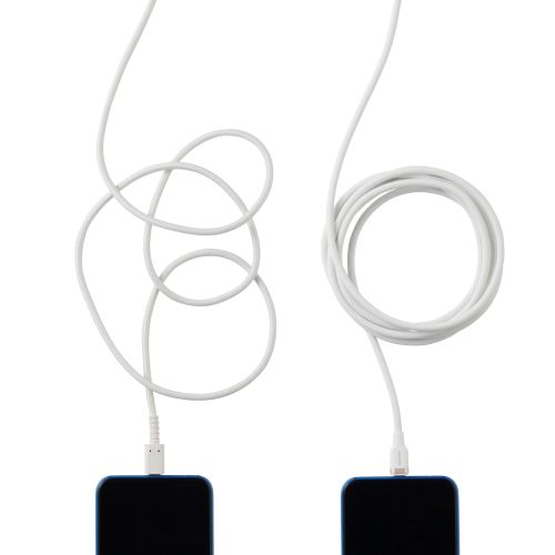 USB Type-C to USB Type-Cケーブル/USB Power Delivery対応/100W対応/なめらか/2.0m/ホワイト