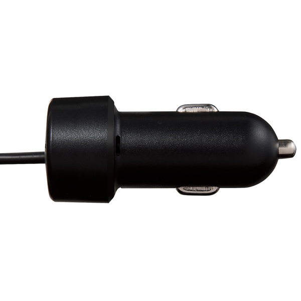 カーチャージャー/Type-C/USB-C/ストレートタイプ/1.5m/3.0A/インジケーター搭載/ブラック