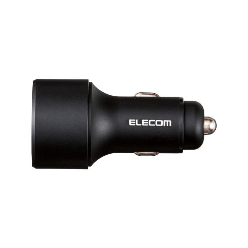 シガーチャージャー/合計40W/USB Power Delivery 20W×2/Type-C×2/ブラック