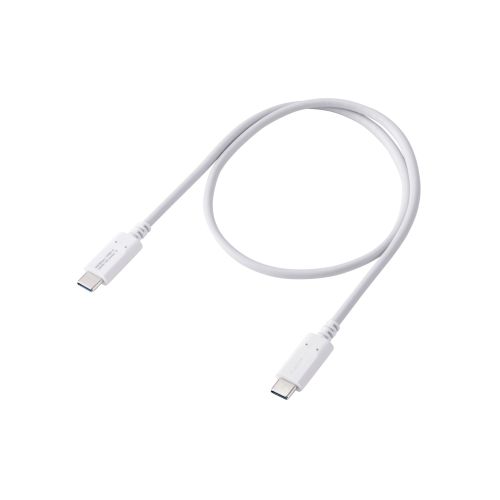 USB Type-C to USB Type-Cケーブル/スタンダード/最大240W/0.5m/ホワイト