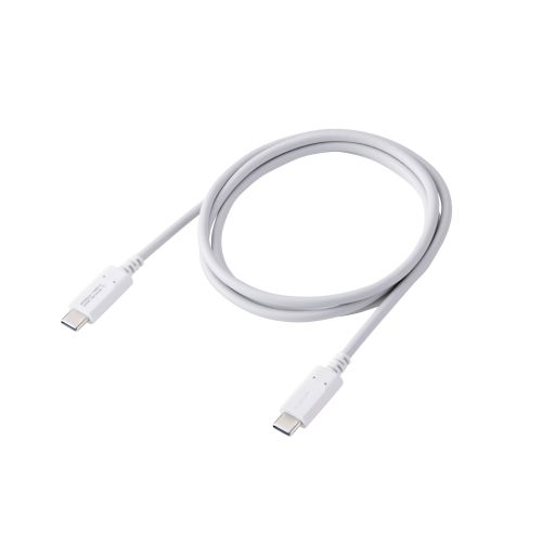 USB Type-C to USB Type-Cケーブル/スタンダード/最大240W/1.0m/ホワイト