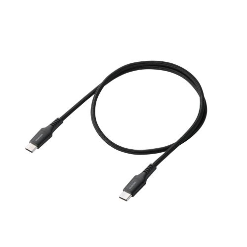 USB Type-C to USB Type-Cケーブル/高耐久/最大240W/0.5m/ブラック