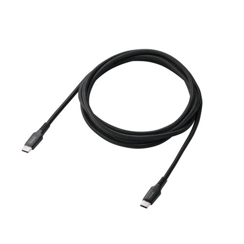 USB Type-C to USB Type-Cケーブル/高耐久/最大240W/2.0m/ブラック