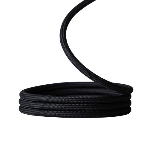 USB Type-C to USB Type-Cケーブル/まとまるマグネット/ナイロンメッシュ/USB Power Delivery対応/最大60W/1.0m/ブラック