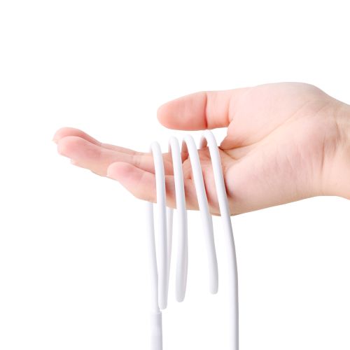 USB Type-C to Type-Cケーブル/シリコン/電力ディスプレイ付/USB Power Delivery対応/最大240W/1.0m/ホワイト