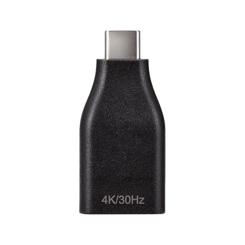 映像変換アダプター/USB Type-C - HDMI/30Hz/コンパクト/ブラック