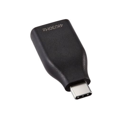 映像変換アダプター/USB Type-C - HDMI/30Hz/コンパクト/ブラック