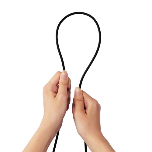 映像変換ケーブル/USB Type-C-HDMI/ミラーリング対応/60Hz/やわらか/3.0m/ブラック