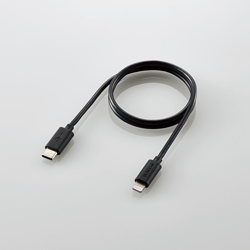 USB-C to Lightningケーブル/スタンダード/0.5m/ブラック