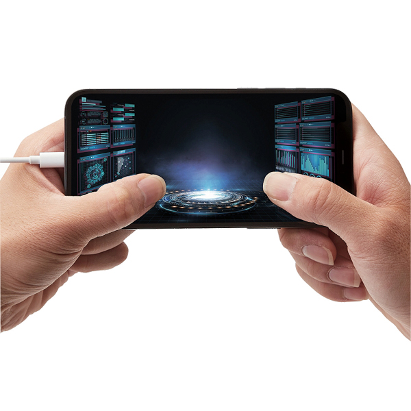 USB Type-C to Lightningケーブル/USB Power Delivery対応/L字コネクタ/抗菌/1.2m/ホワイト