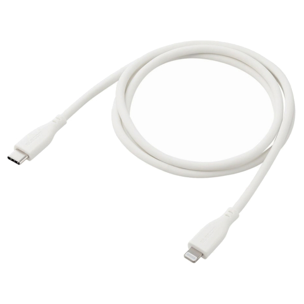 USB Type-C to Lightningケーブル/USB Power Delivery対応/なめらか/1.0m/ホワイト