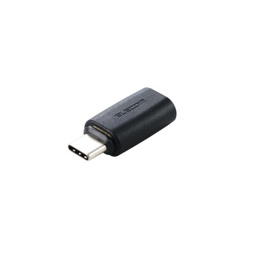 USB Type-Cアダプタ/着脱式マグネット/ストレート/最大100W/ブレーカー搭載/ブラック