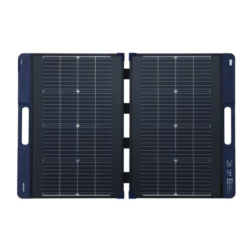 ポータブルソーラーパネル/両面受光型/100W/収納袋付属