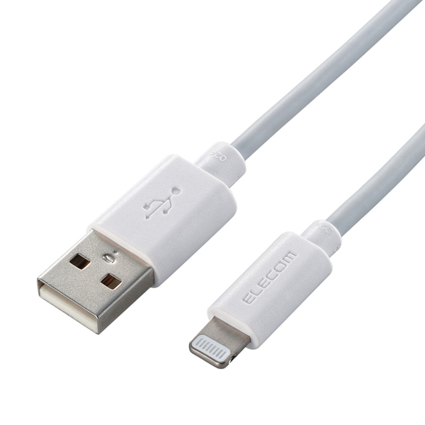 Lightningケーブル/スタンダード/1.0m/ホワイト