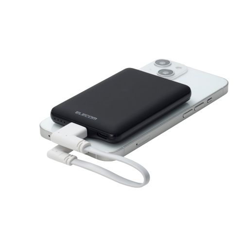 USB-A to Lightningケーブル/フラット/L字/0.1m/ホワイト