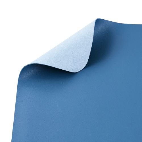 マウスパッド/デスクマット/レザー/片面/アイスブルー