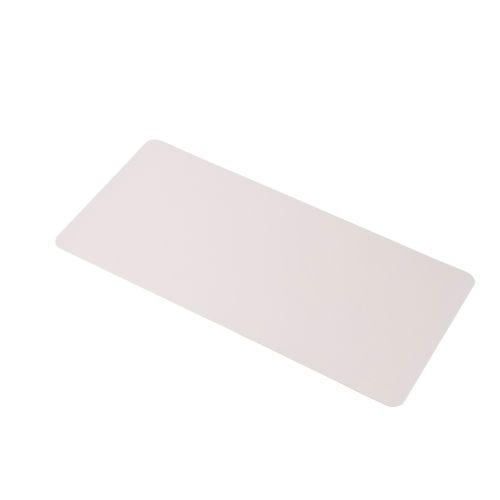 マウスパッド/デスクマット/合成皮革/片面/ホワイト