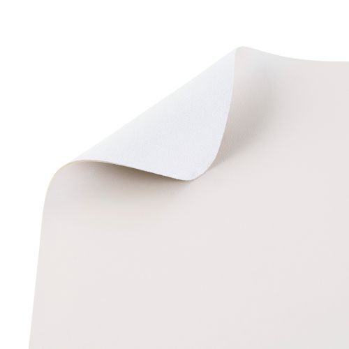 マウスパッド/デスクマット/合成皮革/片面/ホワイト