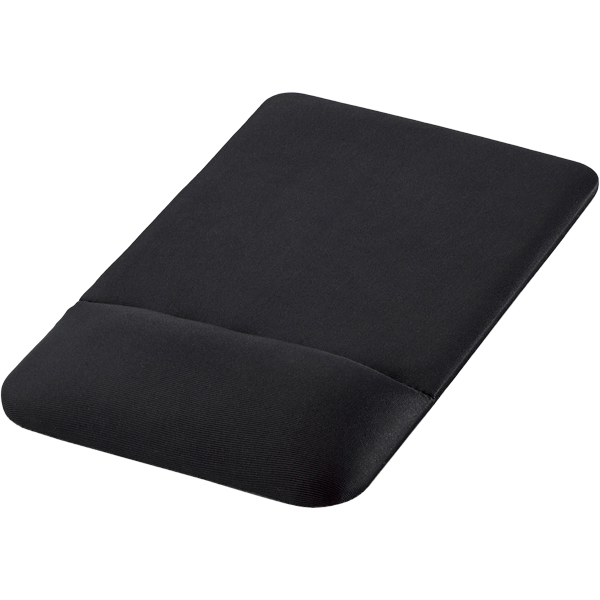 マウスパッド/リストレスト付/クッション/ブラック