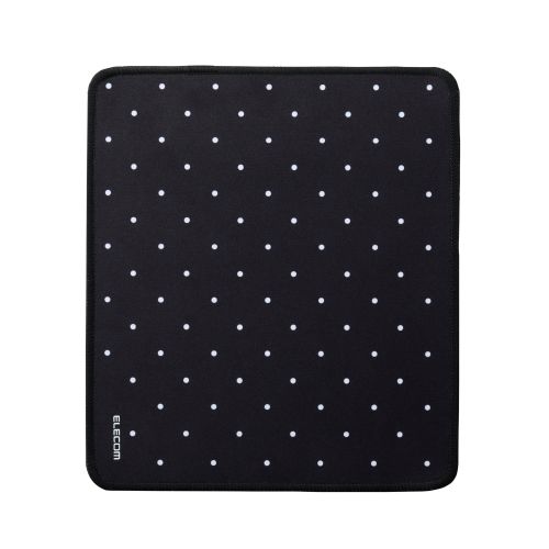 マウスパッド/ファブリック素材/撥水加工/ドット柄/ブラック