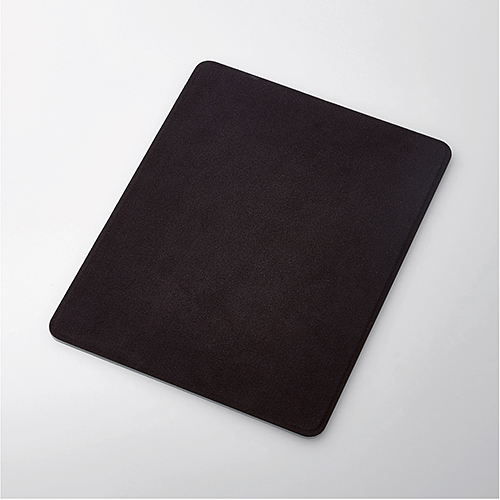生地テクスチャマウスパッド/フェイクスウェード/ブラック