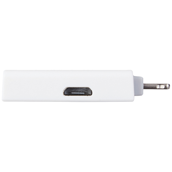 Lightningカードリーダー/microSD専用/USB Type-C変換アダプタ付属/直挿し/ホワイト
